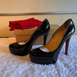 Louis Vuitton Red Bottom Bianca Heels